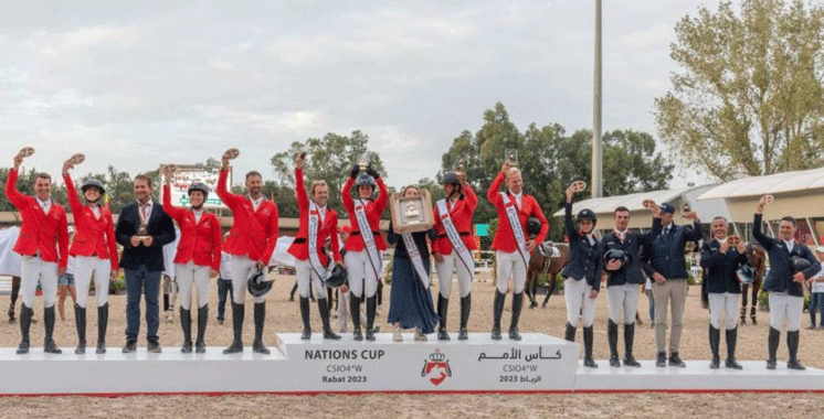 Morocco Royal Tour de saut d’obstacles La sélection belge remporte la Coupe des Nations 2023