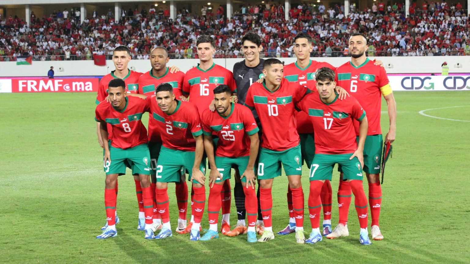 L'équipe nationale marocaine maintient sa 13ème place mondiale et de nombreux changements en tête du classement